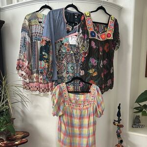 Colorful Women's Top- Johnny Was 4 pieces